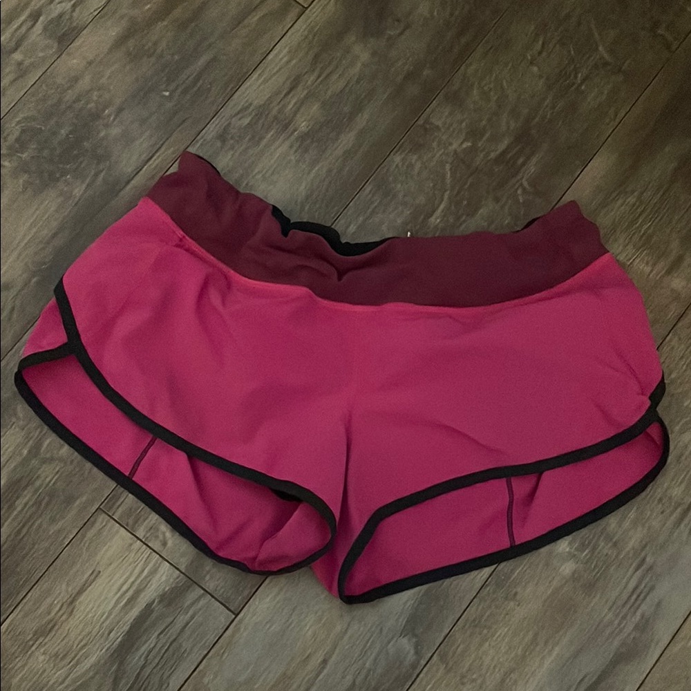 Women's Pink LuLuLemon Athletic Shorts